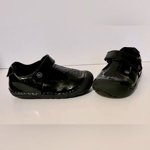 Stride Rite Black Amalie Mary Jane Flats- Toddler Size 5